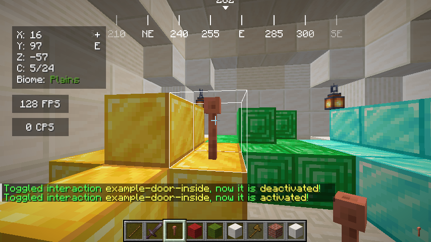 Door child region finish style